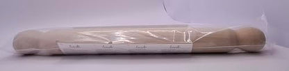 Tuuli Kitchen – French Wooden Rolling Pin, Baking Roller for Rolling Out Pizza, Pasta, Puff and Other Doughs, 40 x 4 cm