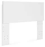 Signature Design by Ashley Onita Contemporary Adjustable Height Panel Headboard for Bedroom, Full, White Signature Design by Ashley