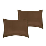 ESCA Brown Comforter with Sheets Set - 7-Piece Bed in a Bag Set Full ESCA