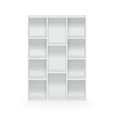 Furinno Luder Bookcase / Book / Storage , 11-Cube, White Furinno