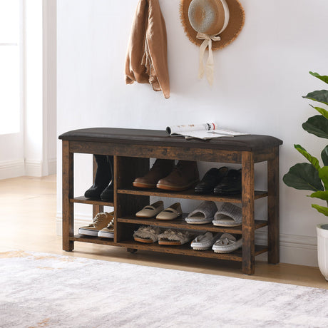Height-Adjustable Shoe-Changing Bench HouseOfZazla