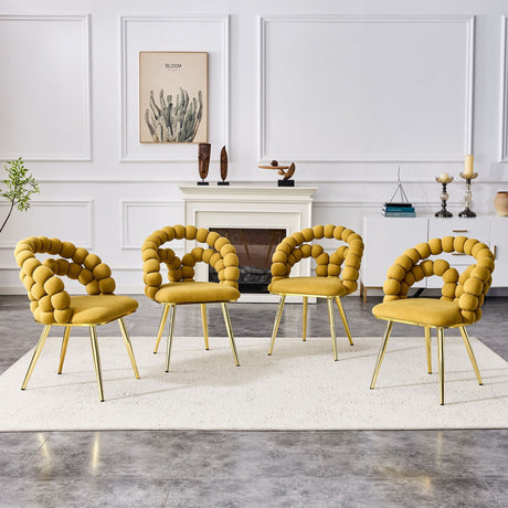 Puffy Bubble Ball Chain Chairs for Dining Room HouseOfZazla