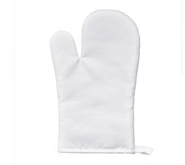Blank Oven Mitts Sublimation Set 2 Pieces (Both are Right-Handed Glove) Heat Thermal Transfer Polyester Logo Image Printing SFS BLANK