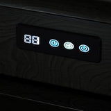 Smhxo Tilt Out Trash Cabinet, Wooden Freestanding Trash Cabinet with Deodorising Function, 10 Gallons Hidden Laundry Sorter Cabinet, Black Smhxo