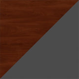 Bush Business Furniture Series C U Shaped Desk with Mobile File Cabinet, 72W x 30D, Hansen Cherry Bush Furniture