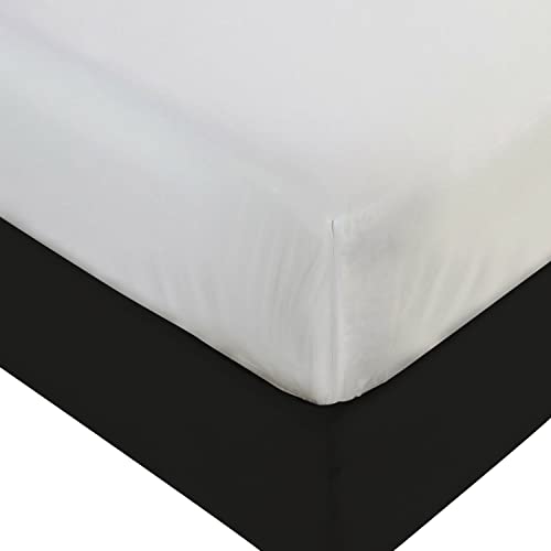 BLISSFORD Plastic Mattress Protector - Heavy Duty, Twin Size Fitted Vinyl - Plastic Mattress Cover, Rubber Sheets for Bedwetting Adult or Child, 100% Waterproof Sheets for Bed BLISSFORD
