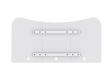 Monoprice Pre-Drilled 3-Piece Sit-Stand Desk Table Top 63 Inches Wide - White |Custom Sized for Motorized and Manual Crank Height Adjustable Desk Monoprice