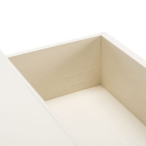 Safavieh Home Collection Athena Distressed White 2-Drawer Console Table SAFAVIEH