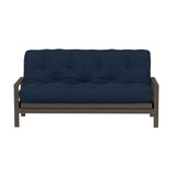 Royal Sleep Products by The Futon Factory 8 inch Memory Foam Futon Mattress - Cover - Size - CertiPUR Certified Foams - Made in The USA (Frame Not Included) (Navy, Full) Royal Sleep Products