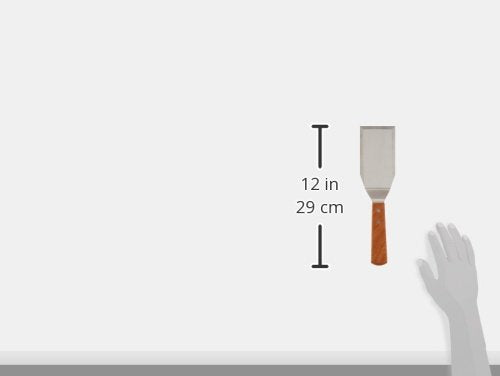 Winco TN719 Blade Hamburger Turner, 5"x 2.7/8", Medium, Stainless Steel, Brown Winco