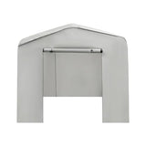 12x12ft Carport, Heavy Duty Carport Canopy with Roll-Up Door, Outdoor Portable Garage, Waterproof Shelter Vehicles, Car Canopy with All-Season Tarp for Cars, Trucks, Motorcycles & Storage (Gray) MIOUYTRT