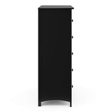 Storkcraft Kenton 5 Drawer Dresser (Black) – Dresser for Kids Bedroom, Nursery Dresser Organizer, Chest of Drawers for Bedroom with 5 Drawers, Universal Design for Children’s Bedroom STORKCRAFT