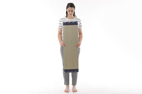 MIINA Japanese Traditional Igusa (Rush Grass) Tatami Mattress, Sleeping Mat, Japanese futon Mattress, Goza Mat (Twin, Natural) 35” X 79” MIINA