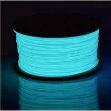 3D Pen PLA Filament, Blue Luminous, 26 Feet, 1.75mm, Glow in The Dark Blue (Polylactic Acid, Blue) - WoodArtSupply