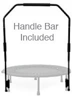 Maximus Life Bounce & Burn Foldable Indoor Mini Trampoline Rebounder USA for Adults | Fun Way to Lose Weight and get FIT! Plus Rebounding Exercise DVD | Optional Handle Bar | Already Assembled MXL MaXimus Life