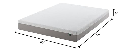 ZINUS 8 Inch Ultima Memory Foam Mattress [New Version], Queen, Fiberglass Free, Medium Firm Feel, Breathable Airflow Memory Foam, Certified Safe Foams & Fabric, Mattress in A Box Zinus