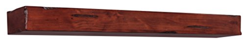 Pearl Mantels 412-60-70 Shenandoah Pine 60-Inch Fireplace Mantel Shelf, Rustic Cherry Pearl Mantels