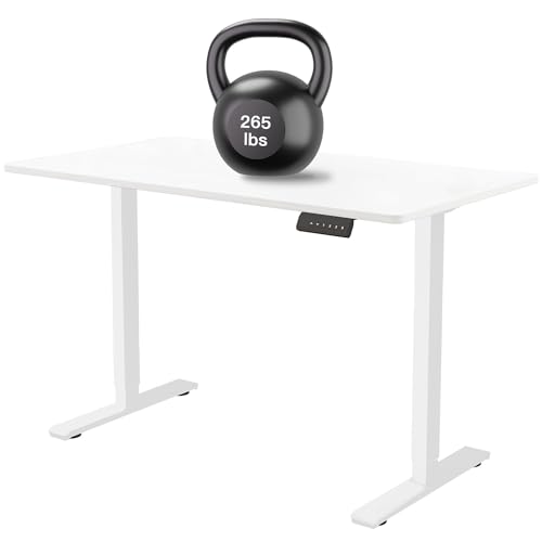 PulvinarVita Dual Motor Standing Desk Frame, Ergonomic Stand Up Desk Base Workstation with Cable Management Tray, Headphone Hook for Home Office PulvinarVita