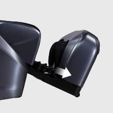 Osaki OS-3D/4D Avalon SL-Track 2 Stage Zero Gravity Full Body Roller Airbag Massage Back and Calf Infrared Heat with Foot Roller Massage (Beige) Osaki