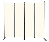 Room Divider 6FT Portable Room Dividers and Folding Privacy Screens, 88'' W Fabric Divider for Room Separation, 4 Panel Partition Room Dividers Freestanding Wall Divider Screen for Dorm Studio Office HOMSCREENER