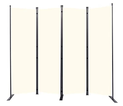 Room Divider 6FT Portable Room Dividers and Folding Privacy Screens, 88'' W Fabric Divider for Room Separation, 4 Panel Partition Room Dividers Freestanding Wall Divider Screen for Dorm Studio Office