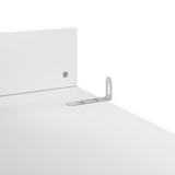 ECACAD 79.5" H Kitchen Pantry Storage Cabinet with Shelves and Drawers, Modern Kitchen Cupboard with Countertop for Living Room and Dining Room, White ECACAD