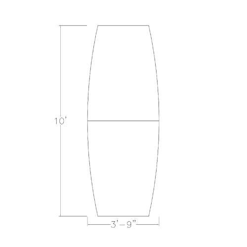 10-Person Boat-Shaped Modular Conference Table with Power and Data | with Metal T-Bases| Harmony Series | Meeting Tables for Offices, Training Rooms, and Homes | Asian Night – 10X4 SKUTCHI DESIGNS INC.