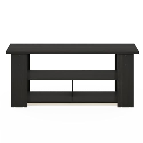 Furinno Jaya TV Stand, Espresso, 50 - WoodArtSupply