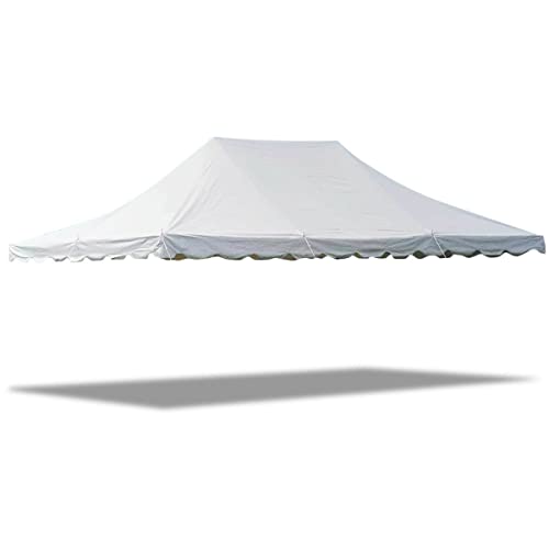 20' x 30' Party Tents Direct Replacement Weekender Pole Tent Top | 14oz Translucent Vinyl | White | Outdoor | for Parties Weddings and Events | Commercial and Residential Use (TOP ONLY) Party Tents Direct