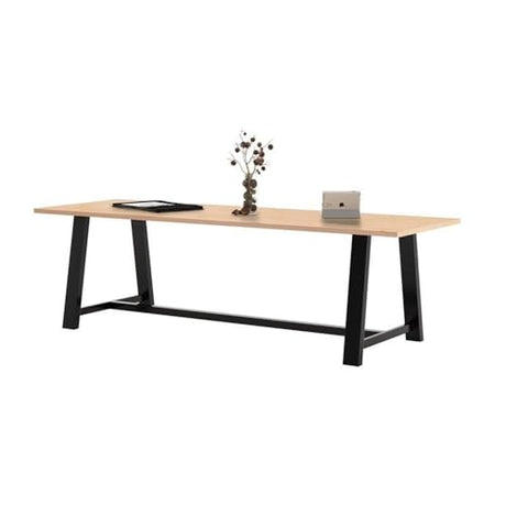 Pemberly Row 3.5 x 9 FT Conference Table - Maple - Standard Height Pemberly Row