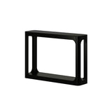 Plank+Beam Forma Console Table, 46 Inch, Solid Wood Sofa Table, Entryway Table for Hallway, Narrow Behind The Couch Table, Console Tables for Entryway, Living Room, Foyer, Easy Assembly, Black Plank+Beam