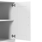 Bush Business Furniture Hampton Heights 60W Computer Hutch in White, Desk Attachment for Home Office or Professional Workspace Bush Business Furniture