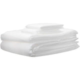 ForPro Premium Disposable Sheet Set, 4-PC King Size Bedding for Travel, Includes Bed Sheet, Duvet Cover and Two Pillowcases, White ForPro Professional Collection