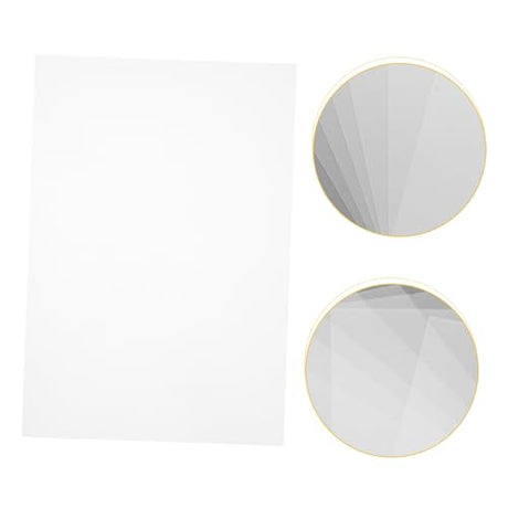Unomor 10pcs Sheets Shrink Film Hot Crafts for Maker Heat Shrinkable Jewelry Art Wrapping Shrinking Key Making Supply Handicraft Supply Material Bops Transparent Unomor