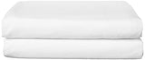 Elegant Comfort Premium Hotel Quality 1-Piece Flat Sheet, Luxury & Softest 1500 Thread Count Egyptian Quality Bedding Flat Sheet, Wrinkle, Stain and Fade Resistant, Queen, White Elegant Comfort