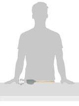 Tovolo Flex-Core Wood Handled Silicone Spatula, Charcoal Tovolo