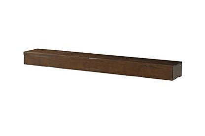 Pearl Mantels 412-60-70 Shenandoah Pine 60-Inch Fireplace Mantel Shelf, Rustic Cherry