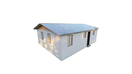 Tiny Home Plans 25’x33’ – 825 sqft Two Bedroom Bungalow Cabin – Building Blueprint with Floor Plan, Elevations, and More Generic