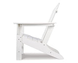 Signature Design by Ashley Sundown Treasure Outdoor Patio HDPE Weather Resistant Adirondack Chair, White Signature Design by Ashley