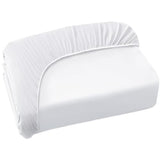 Twin Fitted Sheet Only, Twin Size Sheets for Kids Up to 12 Inches Deep Procket, Single Bed Mattress Sheets Stretchable Breathable Cover for Air Mattress, White Coldwind