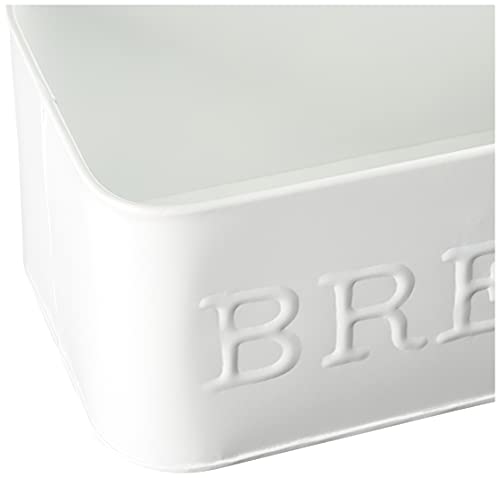 Mud Pie Circa Bread Box white, 5 1/4" x 12" Mud Pie
