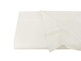 S VICTORY SYMBOL 100% Organic Linen Flat Sheet 1 Piece-Stone Washed French Flax Twin Size Bedding,Soft Flat Top Sheet Breathable(66"x96",Creamy White) S VICTORY SYMBOL