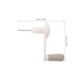 BUGUUYO Plastic Crank Handle - 6x50mm Hex Shaft Manual Crank Handle for for Height Adjustment Table Sit Stand Desk Router Lift Tables Industrial Machine or Other Equipment BUGUUYO