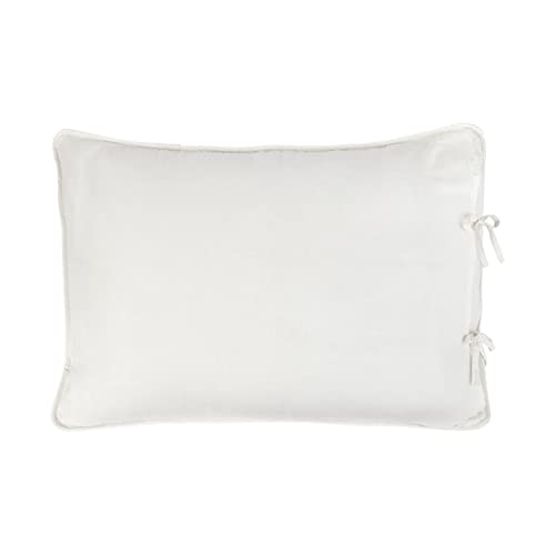 Laura Ashley Felicity Collection Quilt Set-100% Cotton, Reversible, All Season Bedding with Matching Sham(s), Pre-Washed for Added Softness, Twin, White Laura Ashley