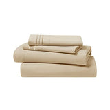 Clara Clark Bed Sheets, Premier 1800 Series 4 Piece Bed Sheet Set, Deep Pocket, Wrinkle, Fade, Stain Resistant, Luxury Soft Bedding Sheets & Pillowcases, Queen, Beige Cream Clara Clark