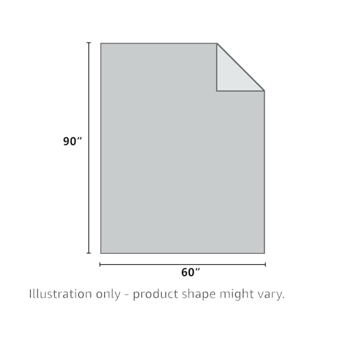 CHOSHOME Cooling Comforter Twin Size, Cooling Blanket for Hot Sleeper, Q-Max 0.45 Arc-Chill Cooling Fiber, Cool Soft Thin Breathable Summer Blanket for Bed, Couch, (60" x 90", Grey) CHOSHOME