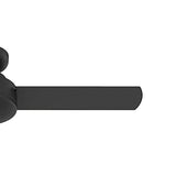 Hunter Fan 52401 Presto 44-Inch Low Profile Ceiling Fan with Wall Control, Whisper-Quiet Motor, 3-Speed Reversible Airflow, Matte Black Finish, Flush Mount Hunter