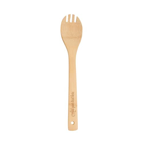 Custom Engraved Bamboo Cooking Spoons Set - Thumbnail 4