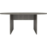 Lorell Essentials Conference Table, Weathered Charcoal Lorell