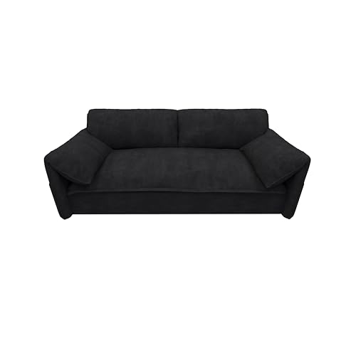 Eafurn Convertible Pull Out Sofa Bed Queen Size, 3-in-1 Convertible Sleeper Couch with Thicked Cushions and Side Storage,Multi-Functional Velvet Loveseat Sofá for Living Room,Bedroom,Apartment,Office Eafurn